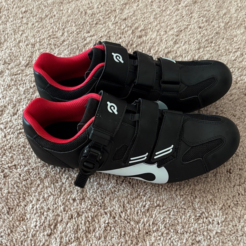 Peloton Black and Red Men's Sneakers